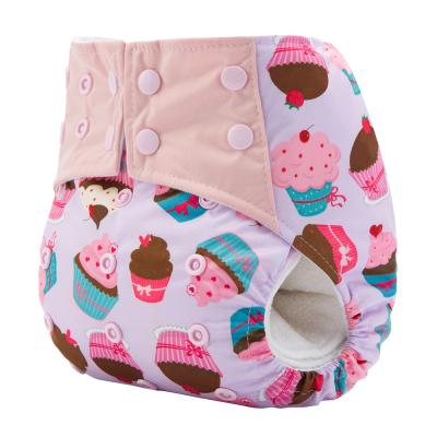 China Asenappy Waterpoof Reusab Pouch AIO Baby Cloth Printed Diaper for sale