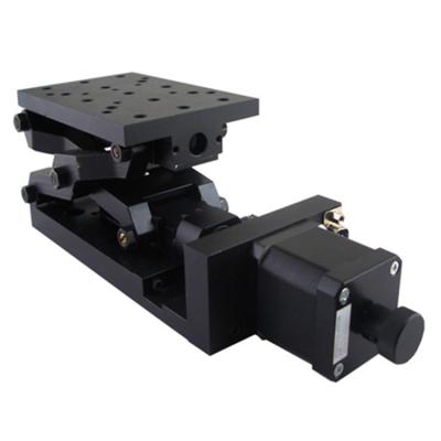 China Customized High Performance Aluminum and Smooth Mobile Motorized Lab Jack Travel 60mm for sale