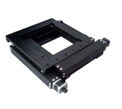 China Wholesale Factory Price Aluminum Motorized XY Linear Stages , Travel Range For Single Axis Is 100mm for sale