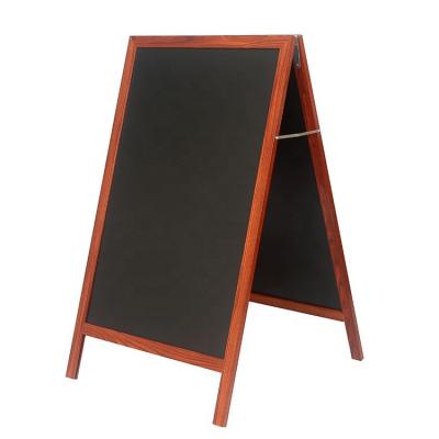 China Restaurant.Bar.Hotel Restaurant Food Menu Board A Frame Signs Wood Classic Customize Logo Chalk Board Folding Blackboards for sale