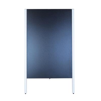 China Support Chalk Writing Boards With Aluminum Sign Holder Stand Poster Board Notice Board Mobile Office Frame Chalk Painting Wholesale for sale