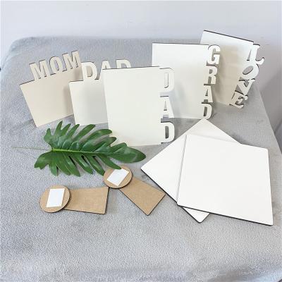 China DIY Sublimation Blanks MDF Wooden Ardboard MDF Photo Wooden Board for Sublimation Blank Transfer for sale