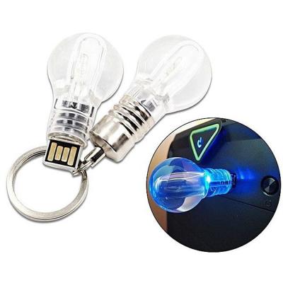 China Other Custom Logo 4GB Pendrive Memory Stick Light Up Bulb Shape Usb Flash Drives With Led Usb Light Stick for sale