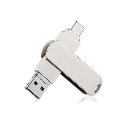 China High Quality Metal Gitra Mobile Phone Type C Usb Flash Drive 3 In 1 Otg Pendrives For IOS Phone usb for sale