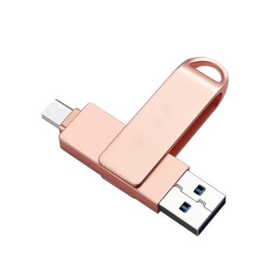 China Swivel Cheap Metal Price Strong Storage 3 In 1 Otg Usb Flash Drive 16GB For Phone for sale