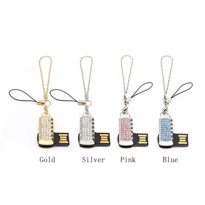 China Metal Swivel High Quality Jewelry USB Drive USB Flash Drive Pendant 2GB 4GB for sale