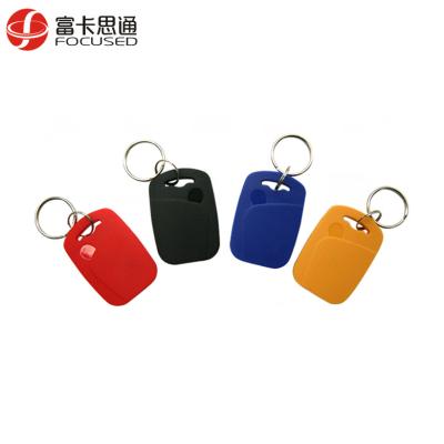 China Door Entry 13.56MHz HF Passive Key Fobs MIFARE Classic 1K RFID Keyfob 14443A for sale