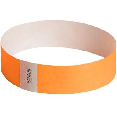 China Durable Classic MIFARE Wristband 1K RFID Paper Wristband For Event for sale