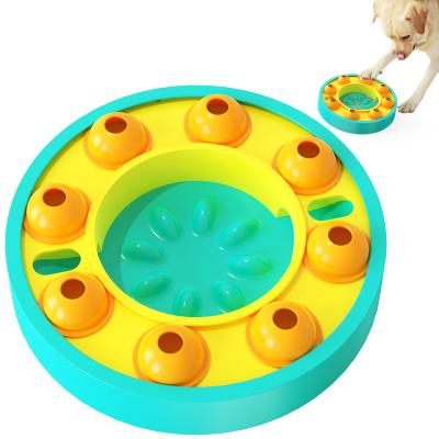 China New Product Increase IQ Stocked Goods In Running Custom Plastic Slow Feeder Suction Cup Dog Bowls for sale