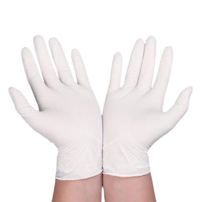 China Durable High Quality Pure Color Protective Latex Work Safety Tool Maker Disposable Latex Guantes for sale