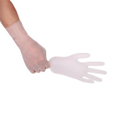 China 2021 PVC Quality Assurance Water Proof Long Cuff Transparent Household PVC-Gloves for sale