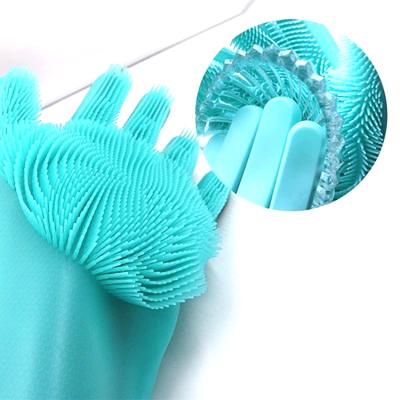 China Viable Newcomer Best Price Kitchen Cleaners Gloves Silicone For Dish Washing for sale