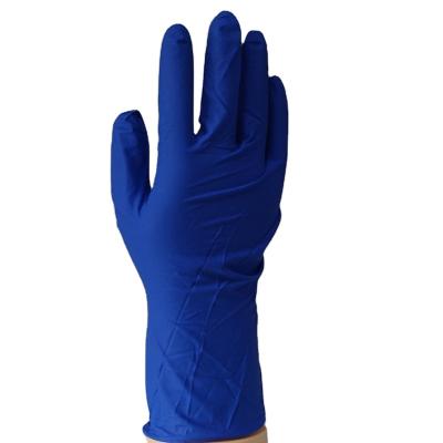 China Wholesale New Model Comfortable High Quality Anti-skid Extra Thick Nitriles Blue Grip Guantes For Sale for sale