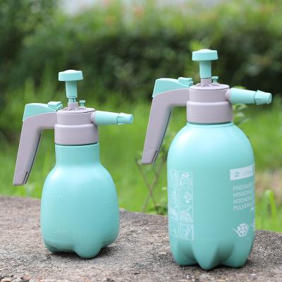 China Good quality factory price plastic garden lawns 2 liter small watering can with copper spout for sale