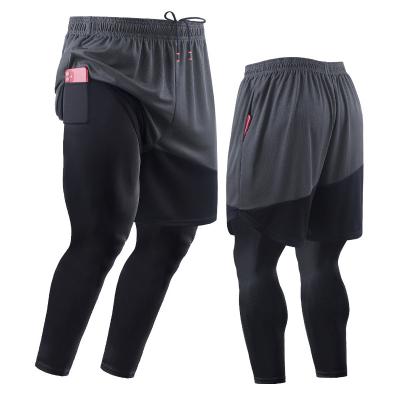 China Breathable Men's Basketball Running Quick-Drying Breathable Fitness Shorts Loose Cropped Pants Training for sale