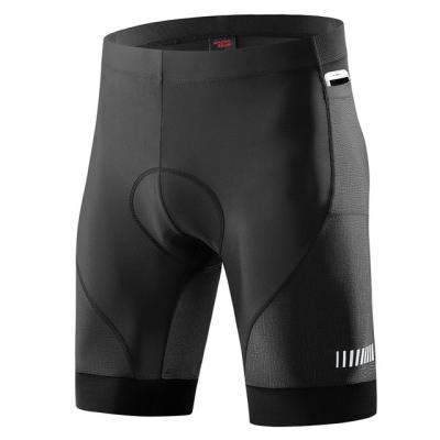 China Solid Color Mens Moisture-wicking Sports Products Breathable Black Riding Pants Compression Bicycle Shorts for sale