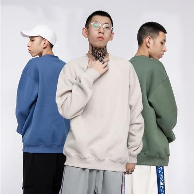 China Anti Wrinkle Mens Sweatshirts Warm To Shear Long Underwear Tops Winter Crewneck Pullover Striped Shirts for sale