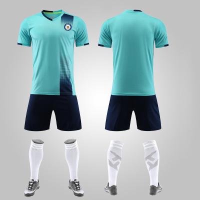 China Sets Buy Soccer Jerseys Team Training Youth Adult Shirts Online And Shorts Sets Indoor Green Soccer Uniforms for sale