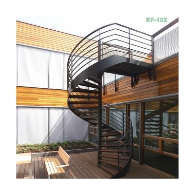 China Modern Contemporary Spiral Staircase Central Pillar for sale