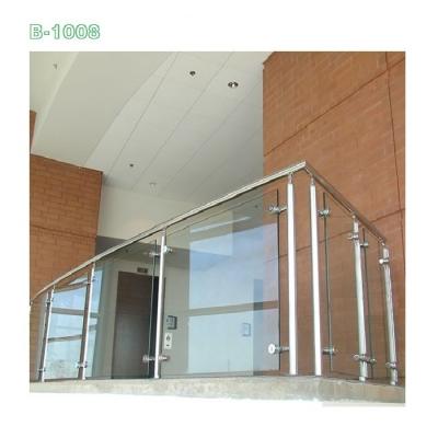 China Malaysia Modern Elegant Spindle Design Glass Balustrade Clamp With CE Certificate for sale