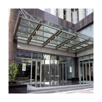 China hotel & apartment & office building entrance tents professional canopies glass canopy for main entrance with low price for sale