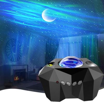 China New Modern Dream Aurora Star Moving Lights Built In Music Speaker Galaxy Light Star Moon Light Projector for sale