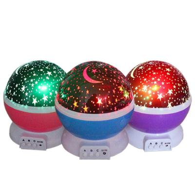 China Modern hot sale bedside table lamp baby night light moon star projector for room for sale