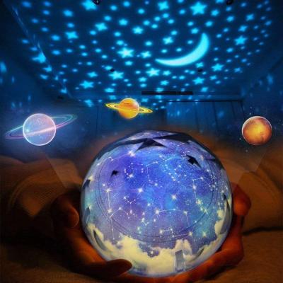 China Modern Magic Diamond Universe Night Light Projection Lamp Star Night Light for Kids for sale