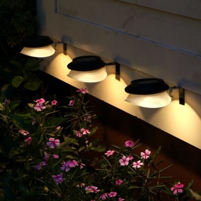 China Yard Fence Garden Decoration 9pcs High Brightness LED Outdoor Yard Lights Waterproof Solar Garden Lamp No Punch Fence Solar Light for sale