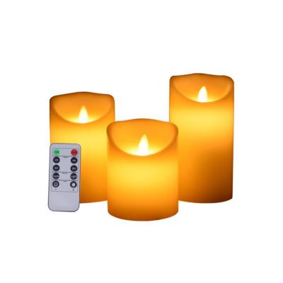 China Hot Selling Flameless Paraffin Candles Wick Moving Candles Led Electronic Candle LED Flameless for sale