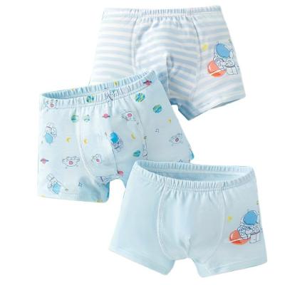 China Breathable Hot Sale Cartoon Baby Boys Brief Cotton High Quality Kids Underwear for sale