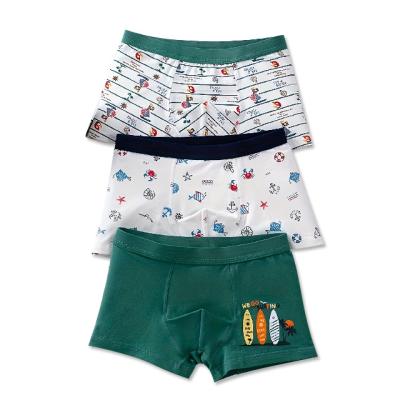 China Breathable Boy's boxer cotton children's underwear baby cartoon little boy's boxer pants children's underwear for sale