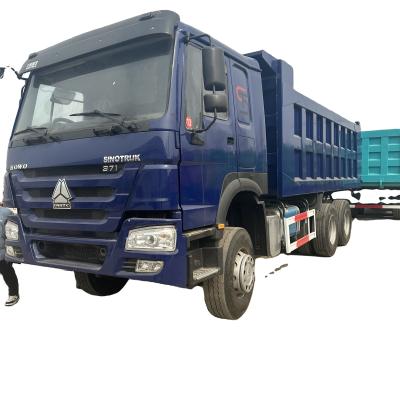 China 12 wielen vrachtwagen gebruikt Sinotruk Howo 6*4 Tipper dump truck voor zwaar vrachtwagen segment Te koop