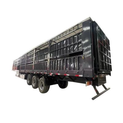 China Steel Fence Semi-Trailer for Cargo Storage Single item Steel Material for sale