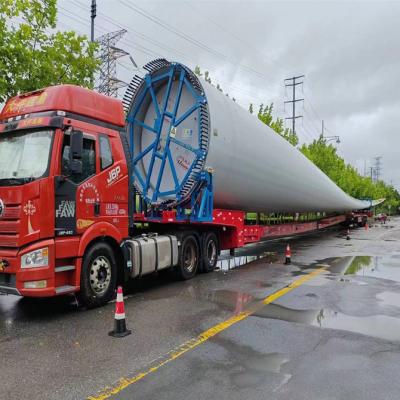 Chine Semi-remorque de transport de lame de moulin à vent 13T-18T personnalisée selon les besoins à vendre