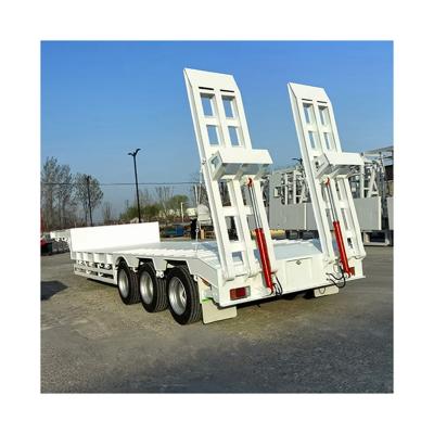 Cina Semirimorchio a tre assi Superlink Flatbed Container Truck Trailer Max Payload 120T in vendita