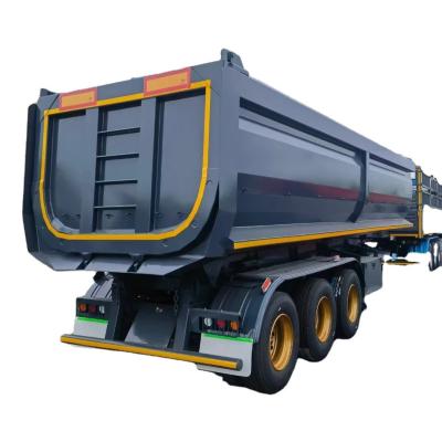 China Semi-Trailer 50 tons End Dump Tipper Truck Trailer for Steel Industry Requirements for sale