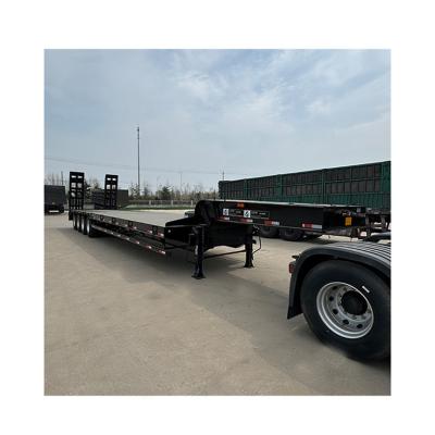 China Professional Semi-Trailer with Customers Optional 40 Semi Flatbed Trailer Parts for sale