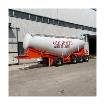 China Customers Optional V Shape Cement Tanker Dry Bulk Fly Ash Bulker Capacity Semi Trailer for sale