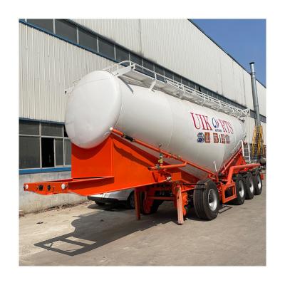 China 40 Cubic Meters Light Tanker Cement Semi Truck Trailers for Powder Flour Fly Ash Transport for sale