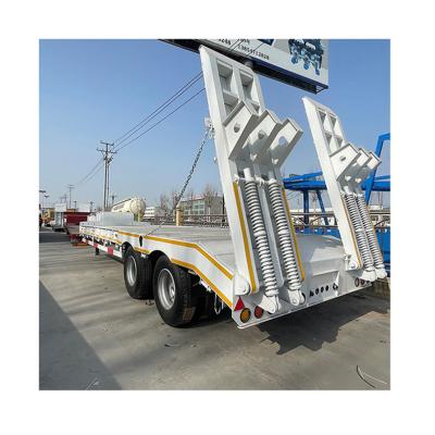 China 2 / 3 / 4 / 5 Achse Niedriglader Drop Deck Lowboy Niedrigbett Halbanhänger Lkw Anhänger zu verkaufen