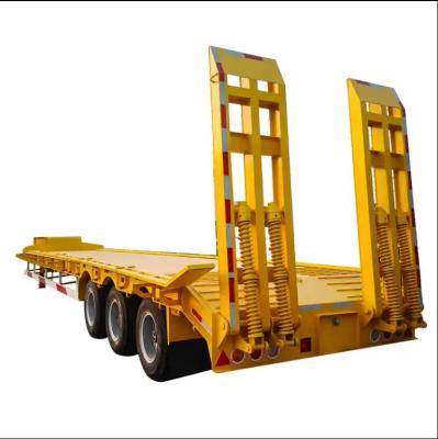 Китай HUAXIANG3 4 Axle Gooseneck Cargo Truck Trailer с максимальной грузоподъемностью 900000KG продается