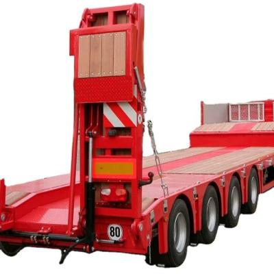 China Mechanische Aufhängung für die Anpassung von Stahl-Mehrbrücken-Low-Flatbed-Transporter zu verkaufen