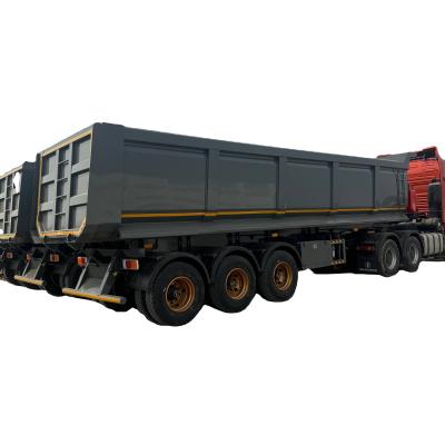 China Staal U-type Achterste Dump Truck Semi-trailer 60 Tons 70 Tons Dumpper Tipper Trailer voor Truck Trailer Te koop