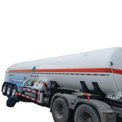 China 30 Tons 61900 Liters LPG Tank Trailer for Safe Liquefied Petroleum Gas Transportation for sale