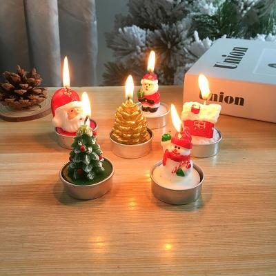 China Other Hot Sale Christmas Craft Gifts Painted Decorative Candles For Wedding Props Christmas Gifts Valentine's Day Statement for sale