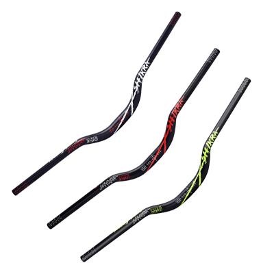 China Ultra long mountain bikes mountain bike handlebar 31.8*785mm aluminum alloy riser handlebars mtb bike parts for sale