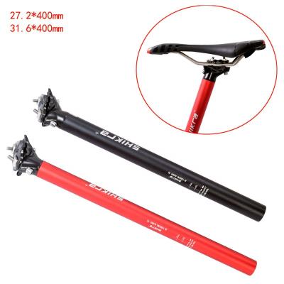 China Super Lightweight Aluminum Alloy 400mm Suspension MTB Seatpost Mountain Bike Cycling Seat Tube Road Seat Post 27.2mm, 31.6mm for sale