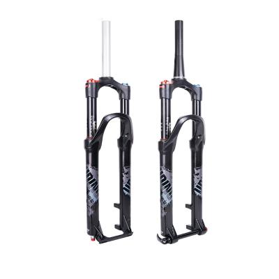 China Aluminum Alloy Bicycle Front Fork Mountain Bike 26 Fork 27.5 29 Inch MTB Suspension Bicycle Fork for sale