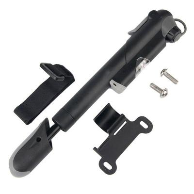 China Reinforced Mini Bike Pump Aluminum Alloy Bicycle Hand Bicycle Tire Compressor Valve Road Plastic MTB Inflator Recycler Pump for sale